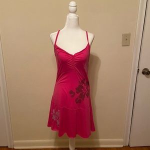 Vintage hibiscus coconut dress
